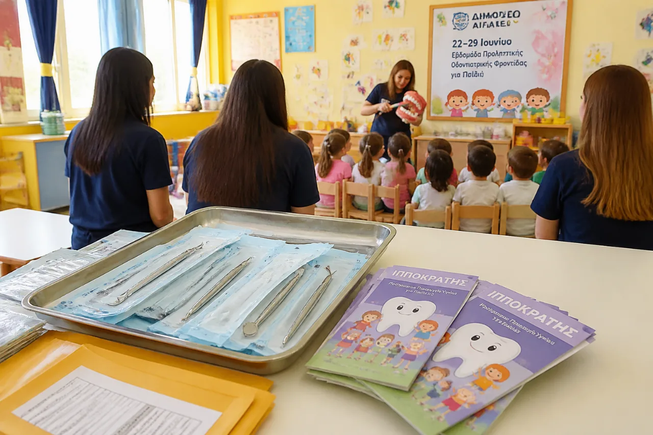 Προληπτικός οδοντιατρικός έλεγχος στα Παιδικά Σταθμούς του Αιγάλεω: αποτελέσματα και επόμενα βήματα