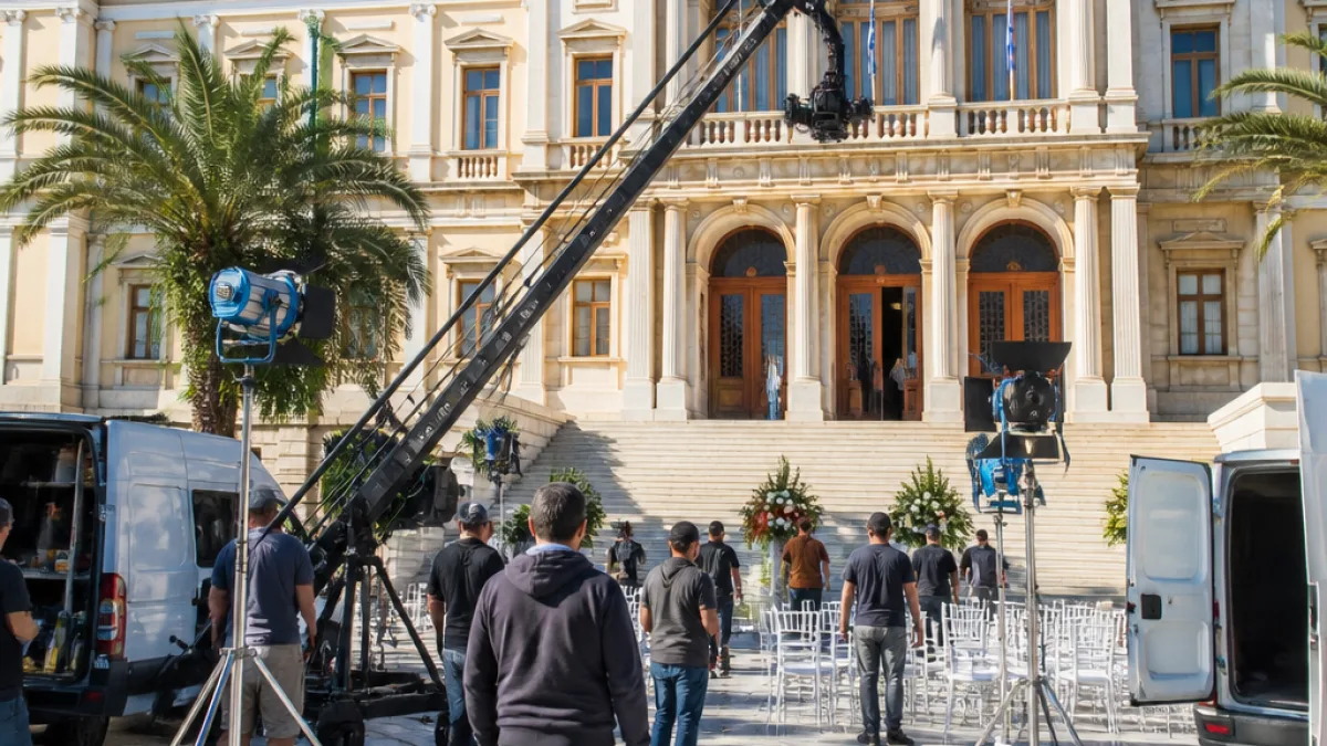 Προτεινόμενα γυρίσματα σειράς του ΑΝΤ1 στο Δημαρχείο Ερμούπολης προς έγκριση