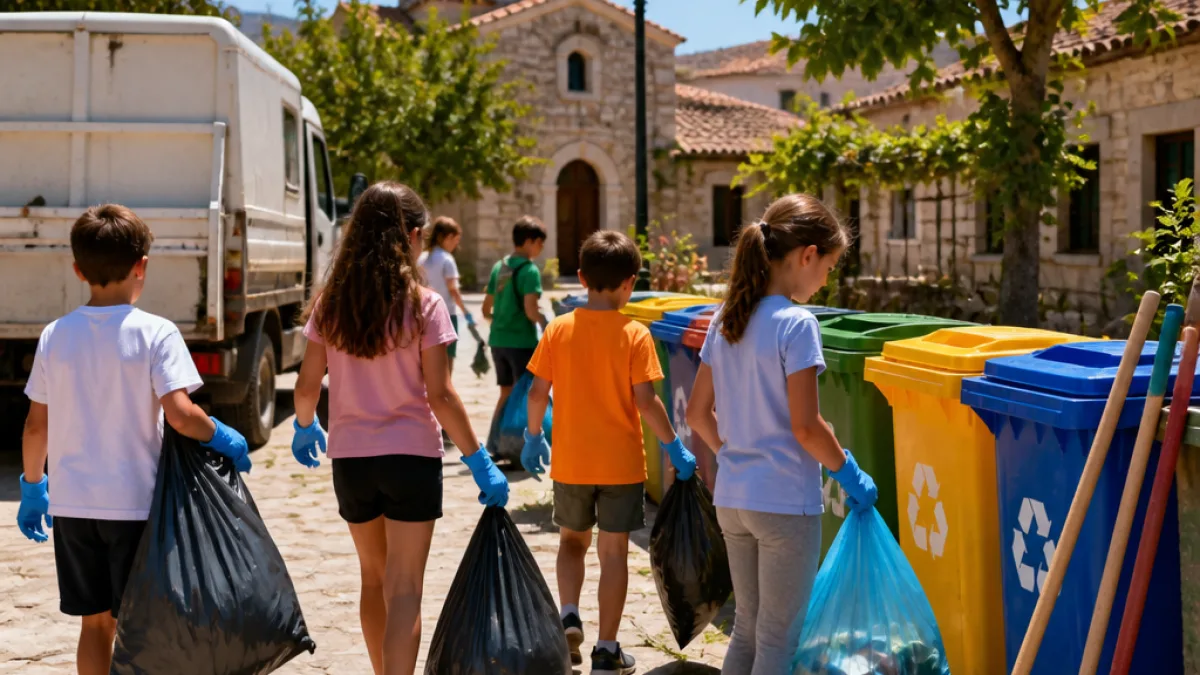 Πρωτοβουλία καθαρισμού και περιβαλλοντικής αγωγής για παιδιά Ρομά στον Πύργο