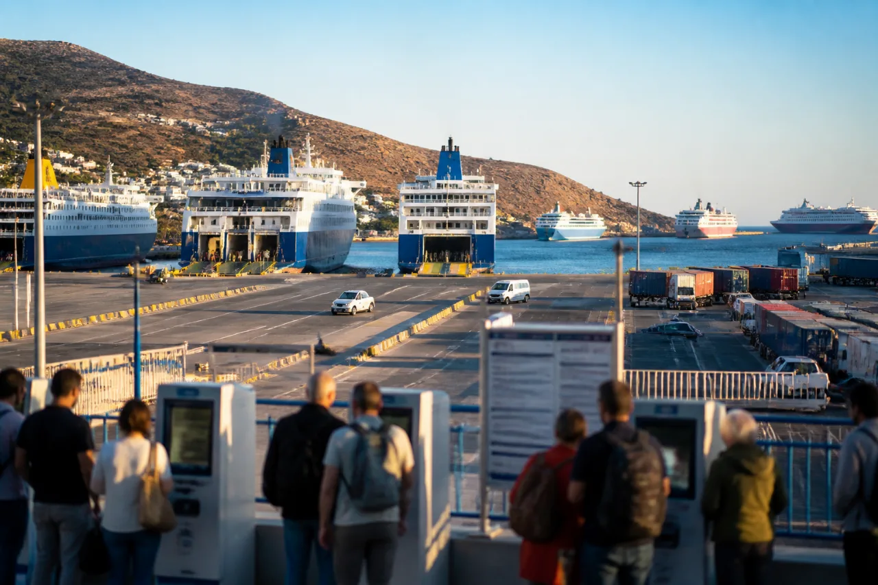 Πτώση επιβατών και ΙΧ στο Γαύριο παρά την αύξηση δρομολογίων και πλοίων