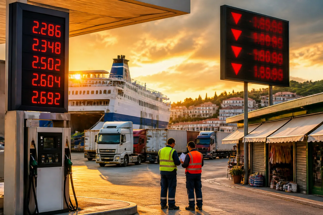 Πτώση στις αγορές και επιπτώσεις για το Βαθύ από την άνοδο των τιμών ενέργειας