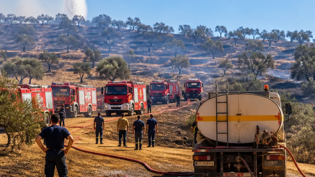 Πυρκαγιά στις Μοίρες: οριοθετήθηκε γρήγορα, παραμένει επιφυλακή