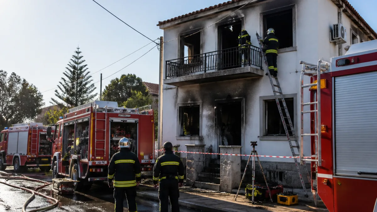 Πυρκαγιά τα ξημερώματα σε σπίτι στον Καρδαμά — υλικές ζημιές χωρίς τραυματισμούς