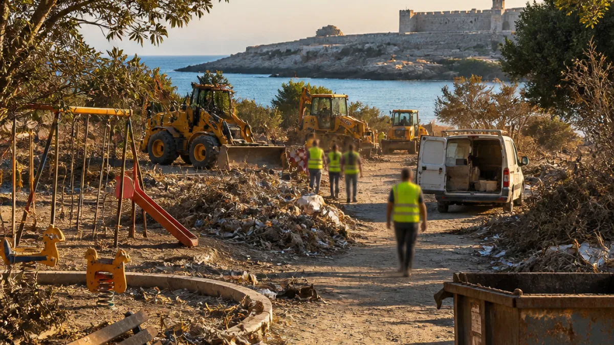 Ρόδος: καταγγελίες για την κατάσταση του πάρκου και καθυστερημένη αντίδραση του Δήμου