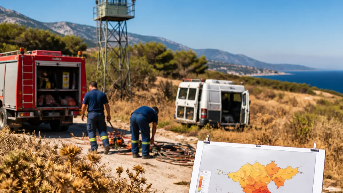 Σε αυξημένη ετοιμότητα η Ικαρία λόγω πολύ υψηλού κινδύνου πυρκαγιάς