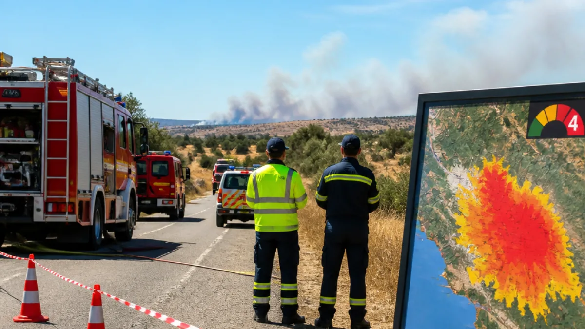 Σε αυξημένη ετοιμότητα το Κιλκίς λόγω πολύ υψηλού κινδύνου πυρκαγιάς
