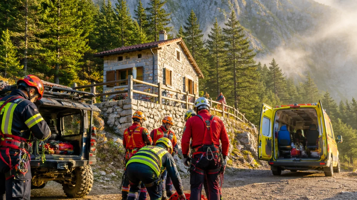 Σε εξέλιξη επιχείρηση διάσωσης 64χρονου στον Όλυμπο από Πυροσβεστική και ΕΜΑΚ
