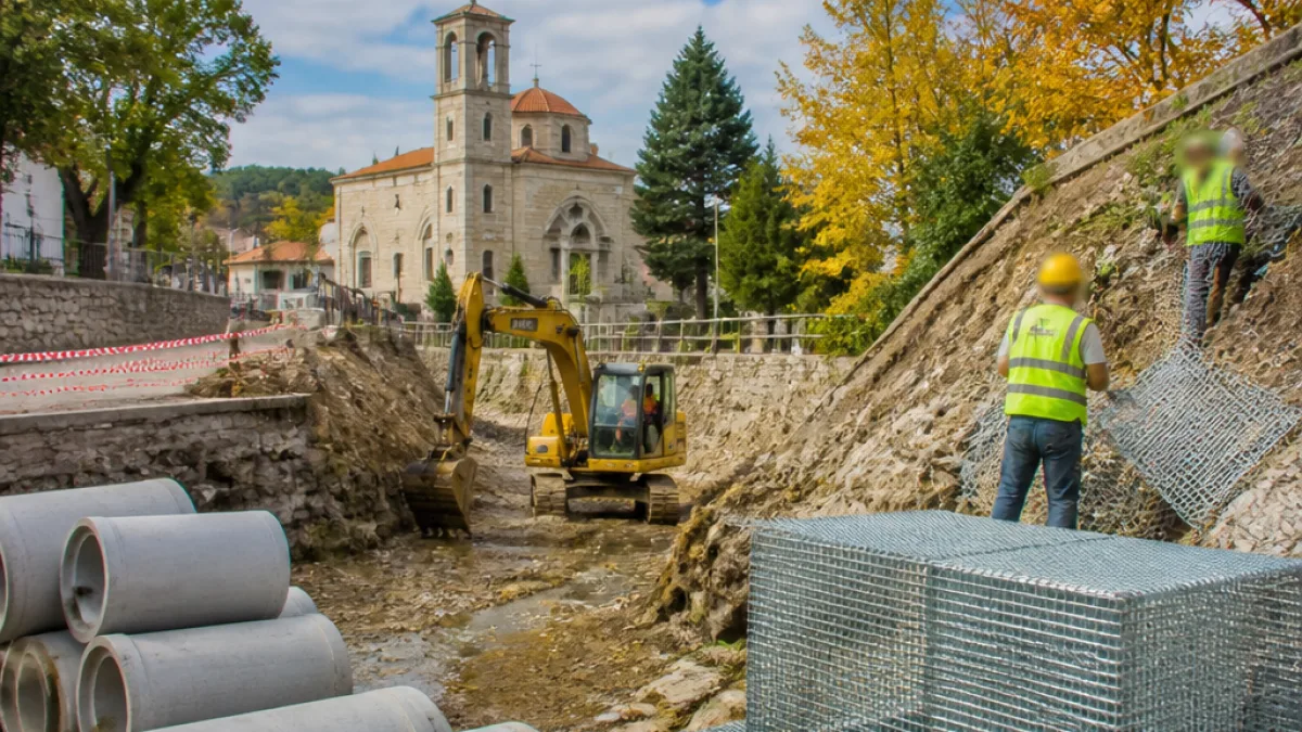 Σε εξέλιξη οι εργασίες αποκατάστασης στο Μορφοβούνι μετά το «Daniel»