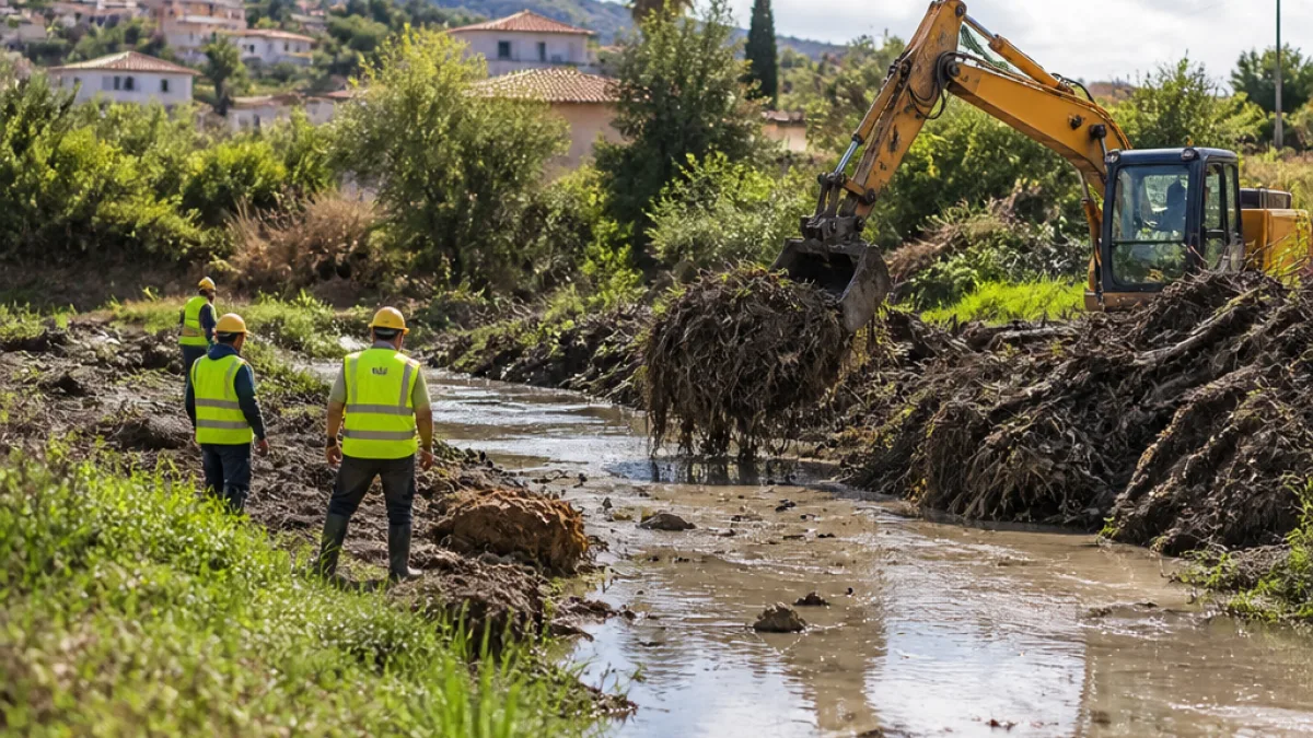 Σε εξέλιξη οι προληπτικές εργασίες καθαρισμού ρεμάτων στην Αργολίδα από την Περιφέρεια