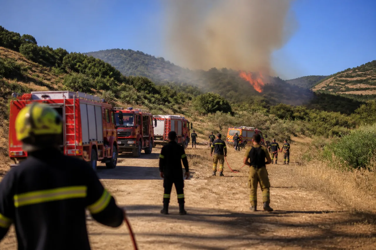 Σε εξέλιξη πυρκαγιά σε χορτολιβαδική έκταση στη Φασκομηλιά Θεσπρωτίας