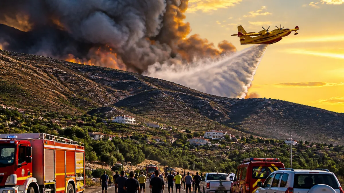 Σε πολύ υψηλό κίνδυνο πυρκαγιάς (κατηγορία 4) η Αττική — αυξημένη ετοιμότητα και απαγορεύσεις