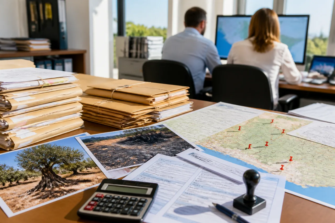 Σε τελικό στάδιο οι εκκαθαρίσεις αποζημιώσεων για τους πυρόπληκτους παραγωγούς του Έβρου