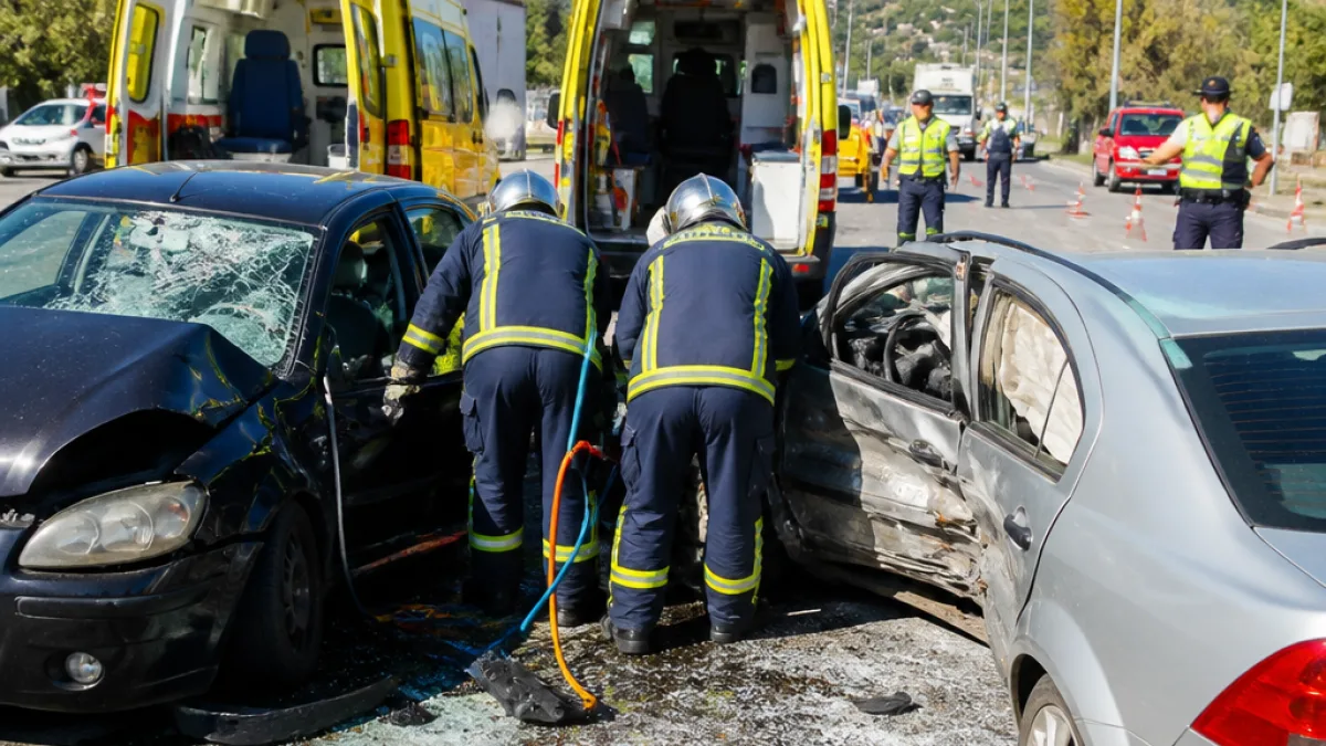 Σφοδρή σύγκρουση στη Ναυπλίου-Άργους: τρεις τραυματίες και απεγκλωβισμοί στη διασταύρωση Τσεκρέκου