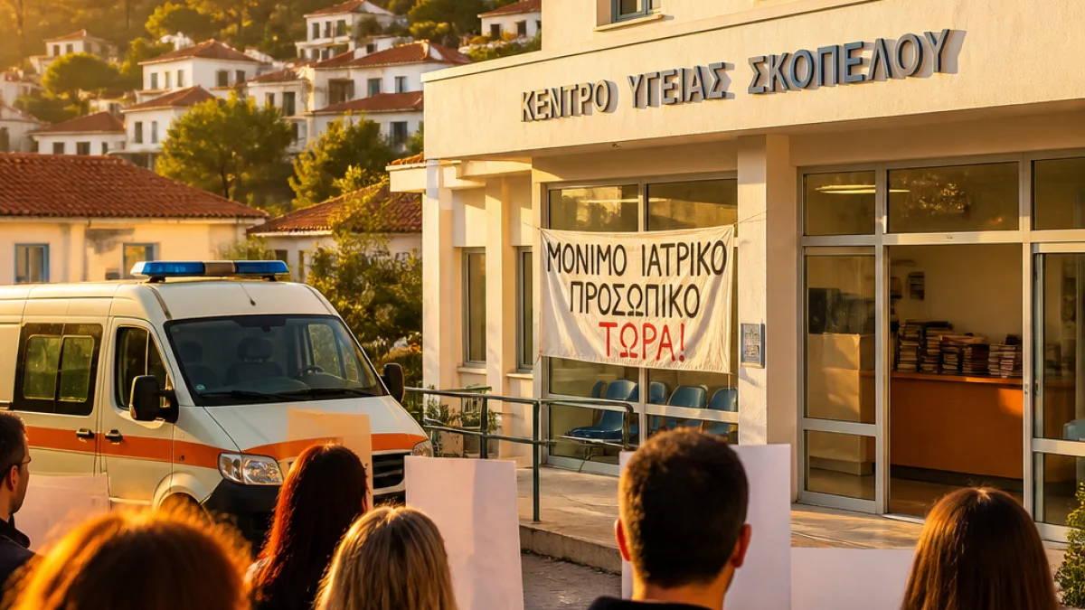 Σοβαρά κενά στο υγειονομικό δίκτυο των Σποράδων: απουσία μόνιμου προσωπικού και κίνδυνοι για τους κατοίκους