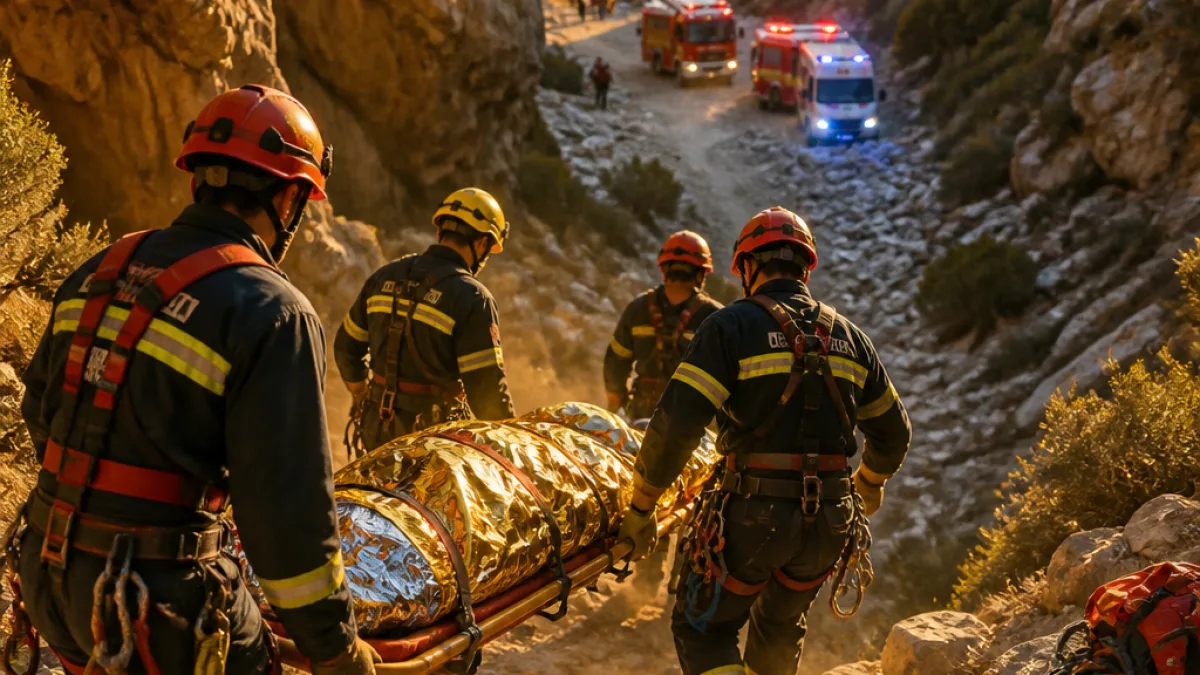 Σοβαρά τραυματισμένος 21χρονος απεγκλωβίστηκε από φαράγγι στην Ικαρία