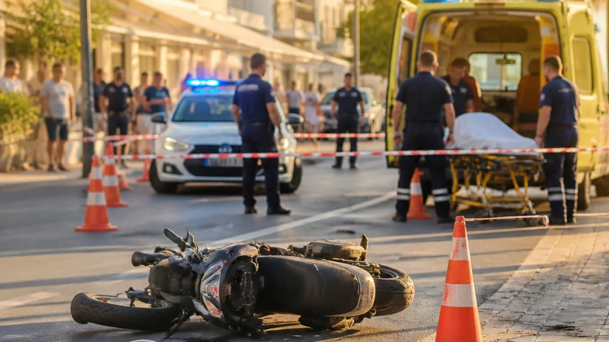 Σοβαρή παράσυρση πεζής στο Τιγκάκι: ανήλικος οδηγός και σύλληψη του πατέρα