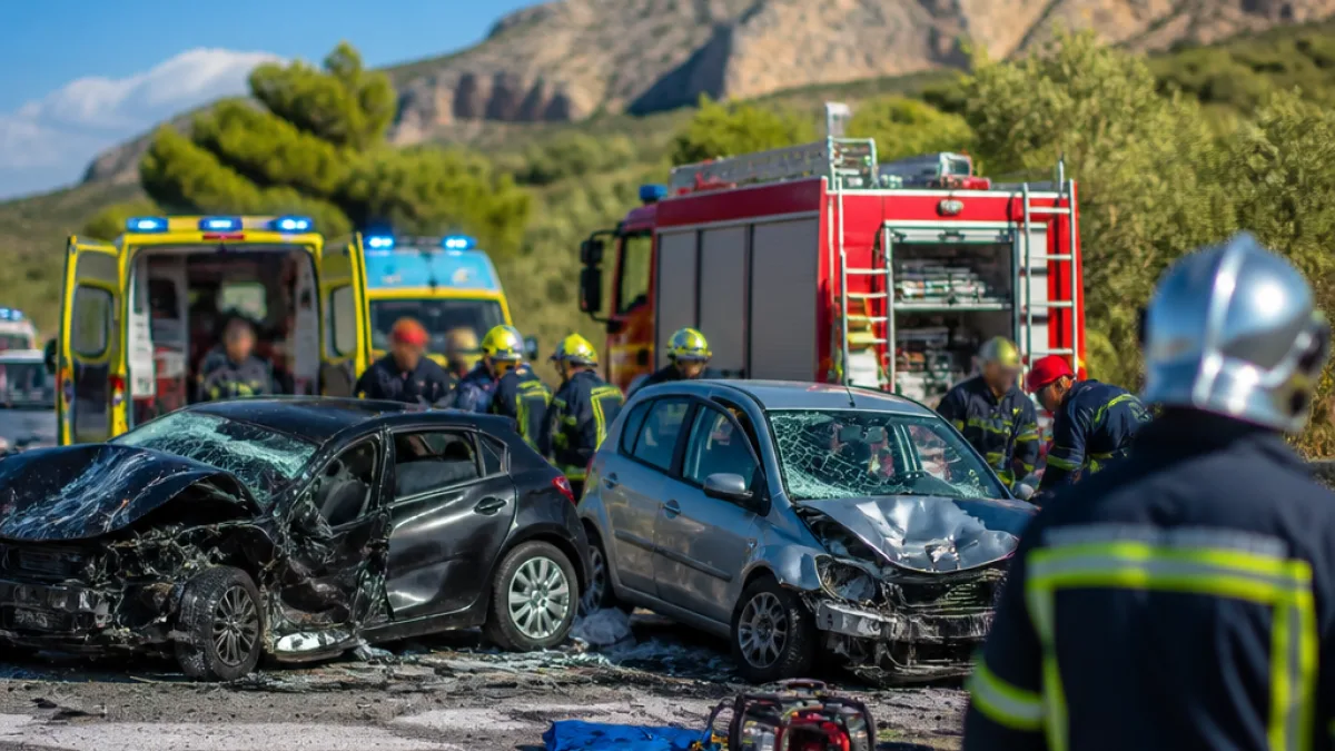 Σοβαρή σύγκρουση δύο αυτοκινήτων στην Αργολίδα με τρεις τραυματίες