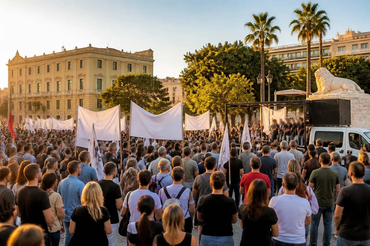 Στάση εργασίας και συγκέντρωση της ΑΔΕΔΥ στο Ηράκλειο για την αναθεώρηση του Συντάγματος