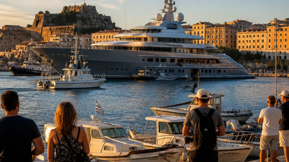 Στην Κέρκυρα το υπερπολυτελές superyacht «Whisper» του Eric Schmidt