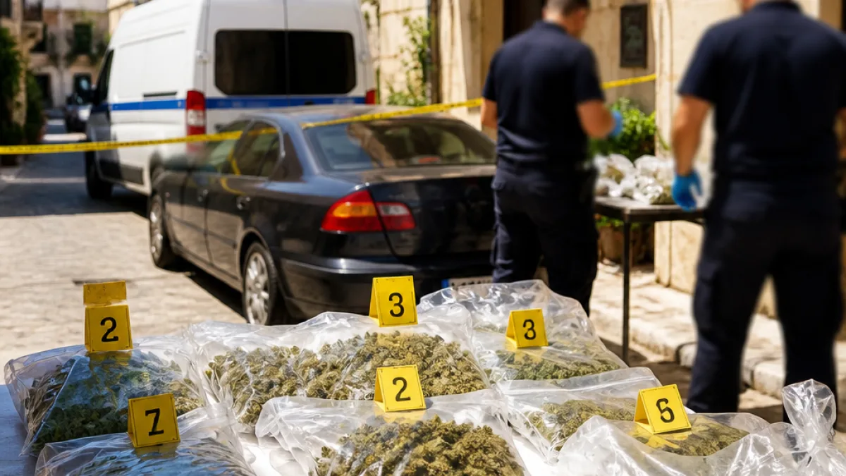 Συλλήψεις στη Ρόδο για διακίνηση: κατασχέθηκαν πάνω από 2 κιλά κάνναβης και όχημα