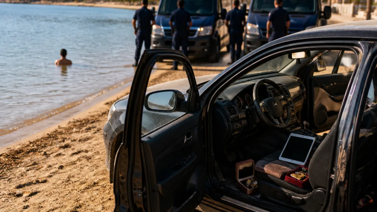Συλλήψεις στη Βόρεια Εύβοια μετά από γεωεντοπισμό κλοπιμαίων — δράστης εντοπίστηκε ενώ κολυμπούσε