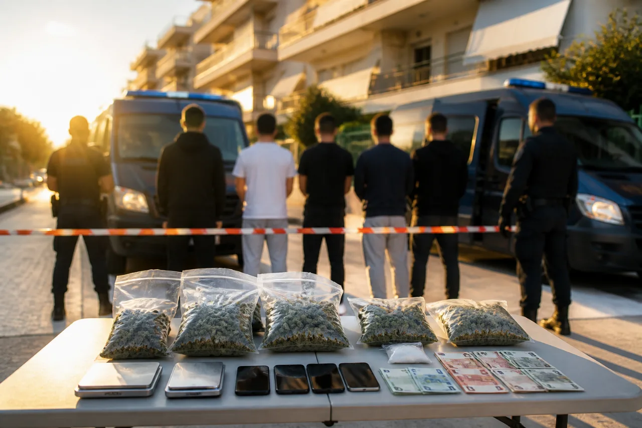 Συλλήψεις στην Κόρινθο: ανήλικοι και 18χρονος κατηγορούνται για οργανωμένη διακίνηση ναρκωτικών