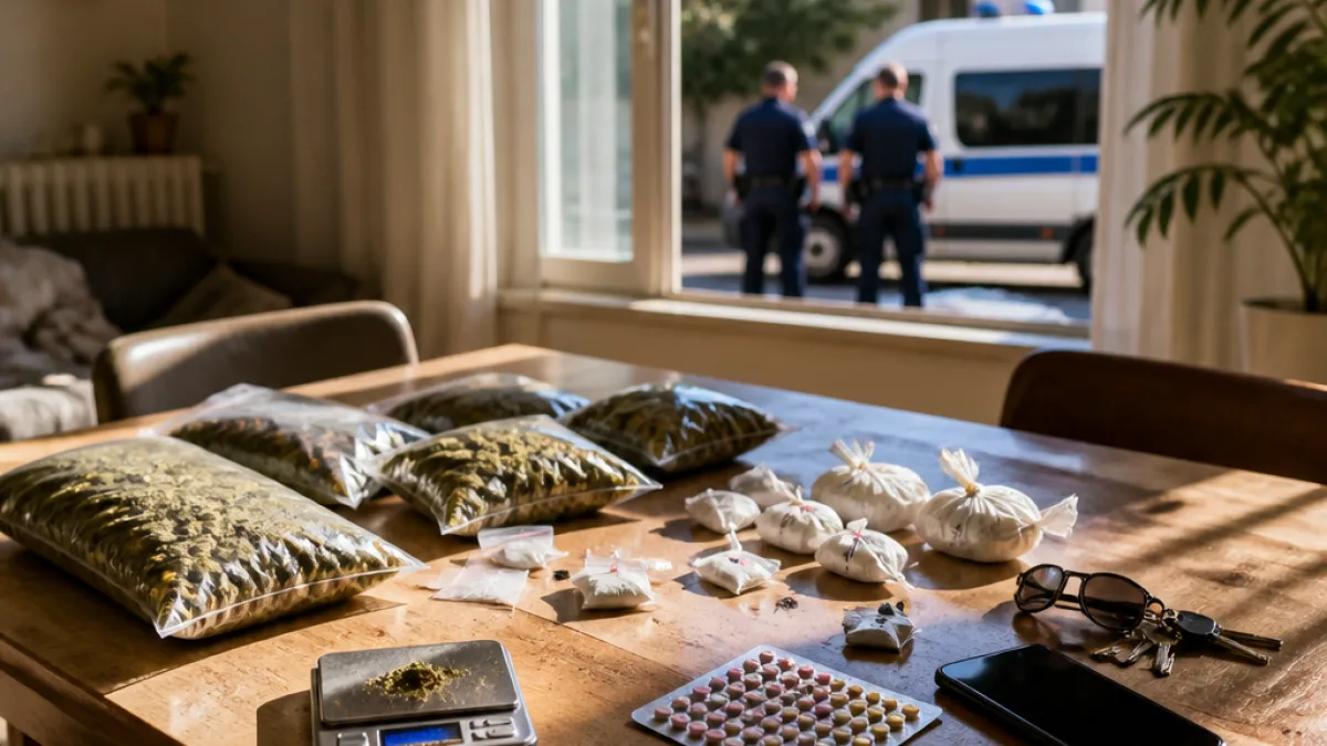 Σύλληψη για διακίνηση: κατασχέθηκαν ecstasy και κιλά κάνναβης στην Ημαθία