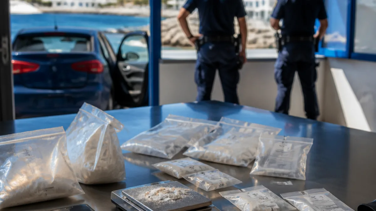 Συλλήψη στη Μήλος: 34χρονος κατηγορείται για συστηματική διακίνηση κοκαΐνης