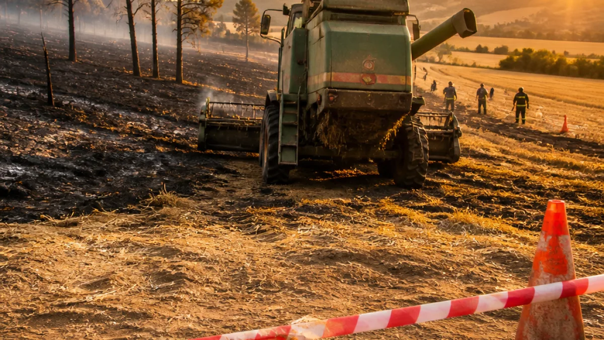 Σύλληψη στο Κιλκίς για φωτιά από αγροτικές εργασίες που κατέστρεψε 120 στρέμματα