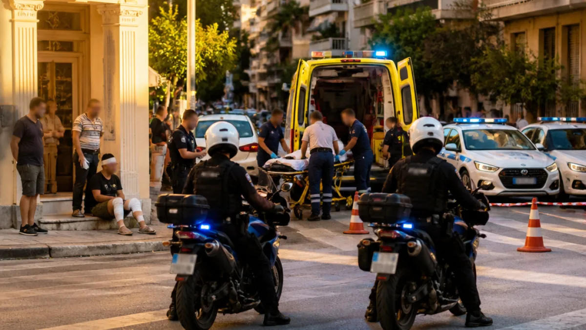Συμπλοκή πέντε ατόμων στην Πάτρα: τρία τραυματίες και αστυνομική παρέμβαση στη γειτονιά
