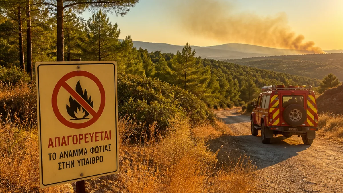 Συναγερμός για πολύ υψηλό κίνδυνο πυρκαγιάς την Τετάρτη στην Π.Ε. Κιλκίς