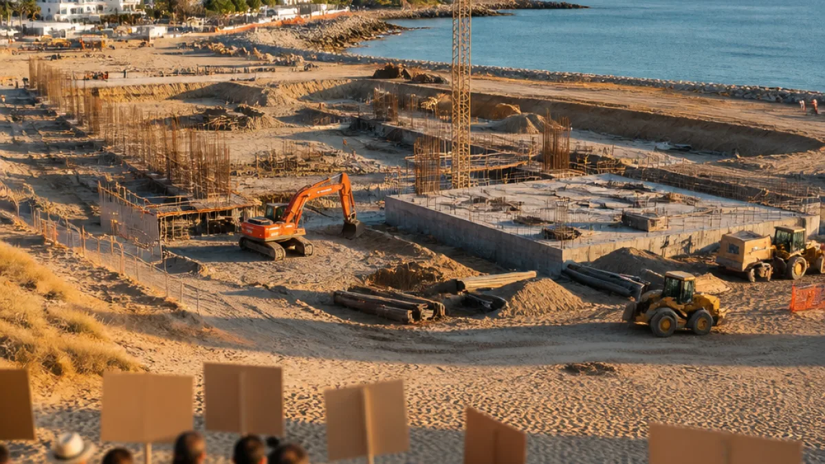 Συναγερμός στην Παροικιά: κάτοικοι διαμαρτύρονται για «φαραωνικό» ξενοδοχείο δίπλα στο Μαρτσέλο