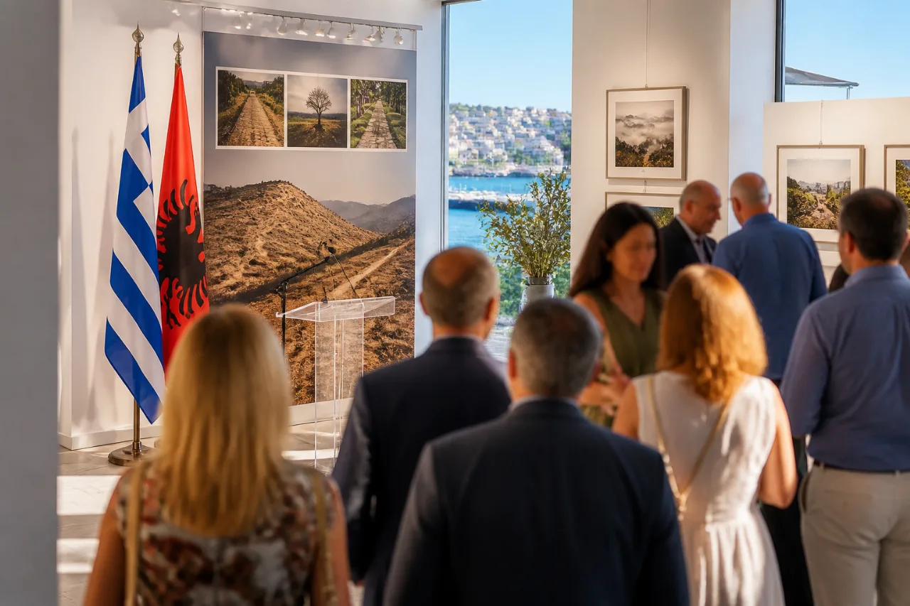 Συνάντηση στον Άγιο Νικόλαο για την έκθεση φωτογραφίας και τη συνεργασία με την Αλβανία