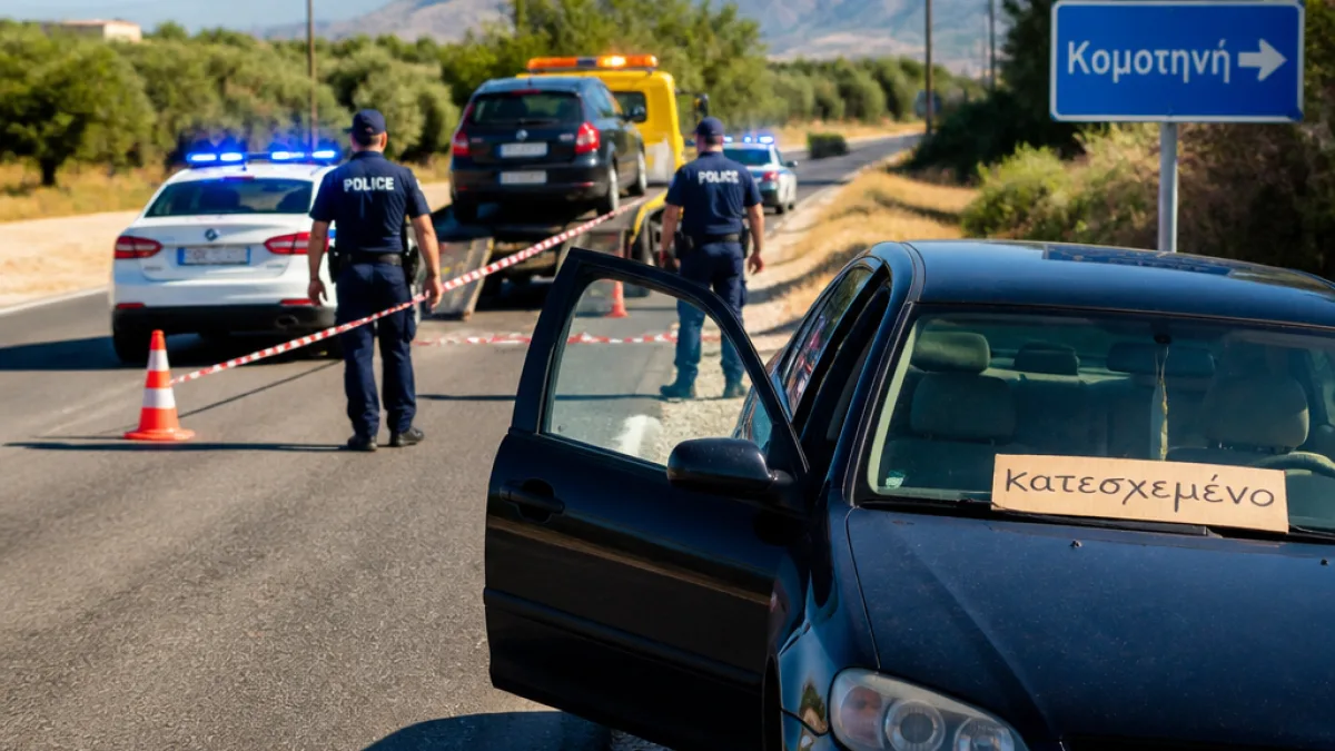 Συνελήφθη αλλοδαπός στην Ξάνθη με όχημα που είχε κλαπεί τη ίδια μέρα
