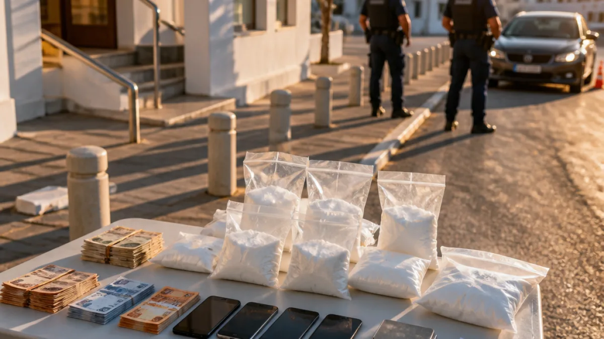 Συνελήφθη στη Μήλο 34χρονος με 186,3 γρ. κοκαΐνης και χρηματικό ποσό