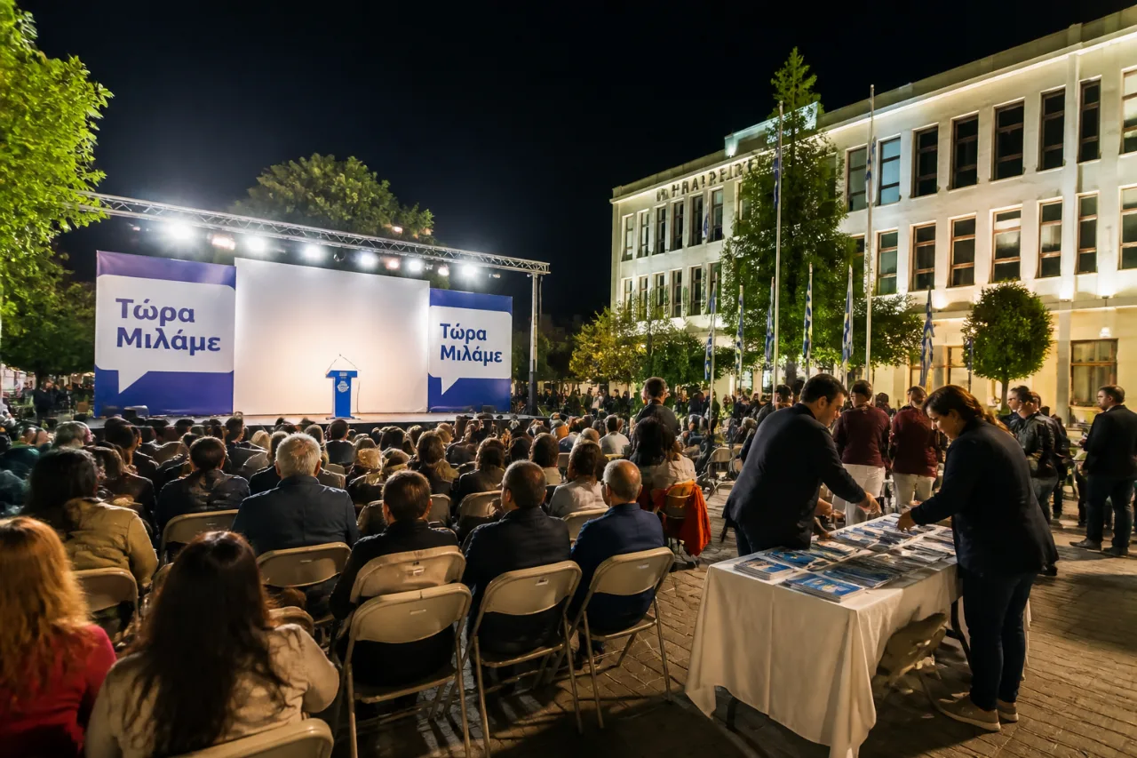 Συζήτηση «Τώρα Μιλάμε» με Αλ. Τσίπρα στο Περιστέρι: τι σημαίνει για την πόλη