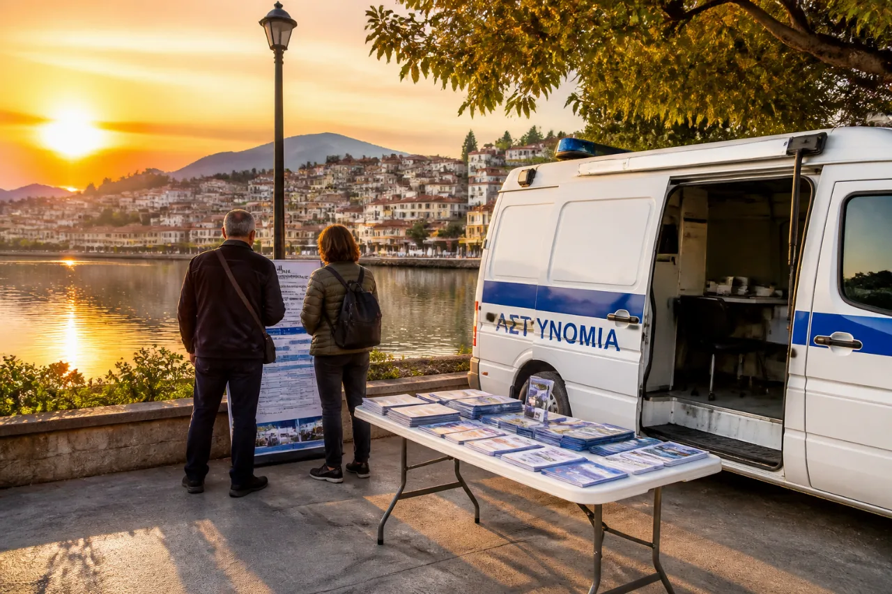 Τα δρομολόγια των Κινητών Αστυνομικών Μονάδων στην Καστοριά για την εβδομάδα 13–19 Ιουλίου