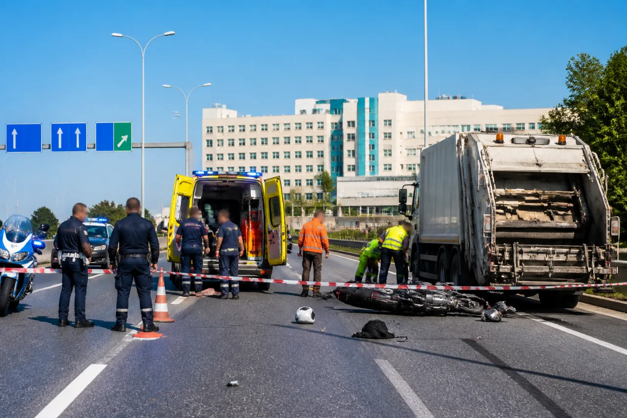 Θεσσαλονίκη: 15χρονη νεκρή μετά από σύγκρουση μοτοσικλέτας με απορριμματοφόρο
