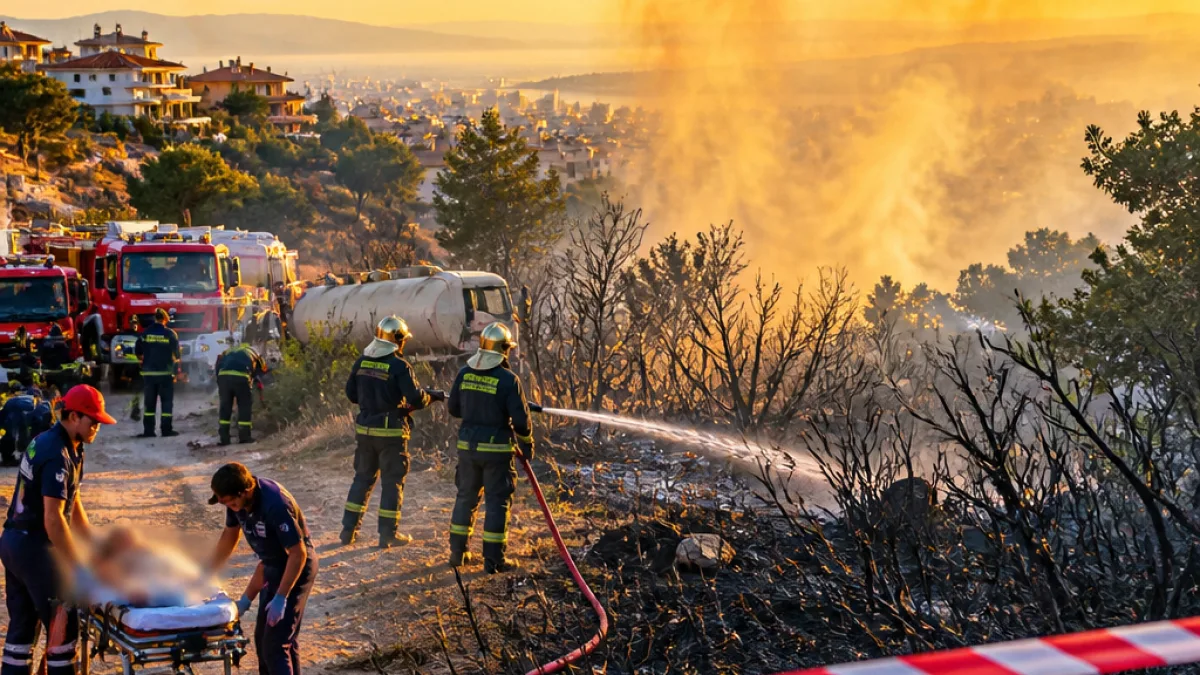 Θεσσαλονίκη: Ηλικιωμένη που είχε εξαφανιστεί εντοπίστηκε μετά από φωτιά στο Πανόραμα