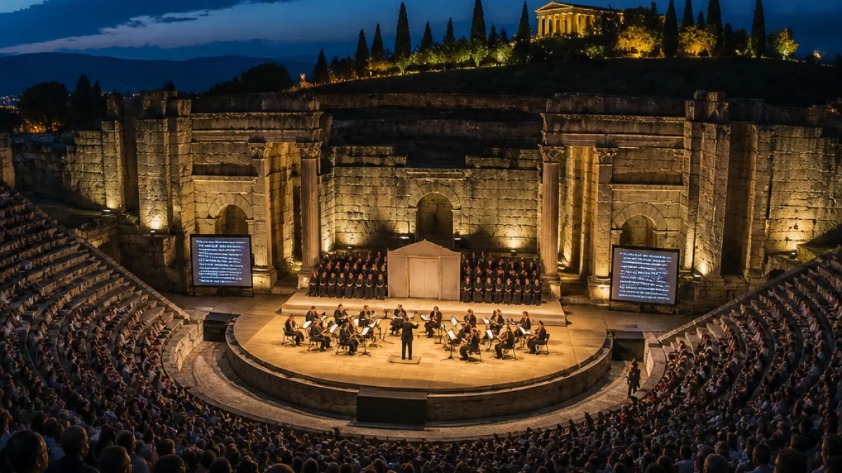 Το Μέγαρο Μουσικής φέρνει τον «Ορφέα και Ευρυδίκη» στο αρχαίο θέατρο της Μεσσήνης