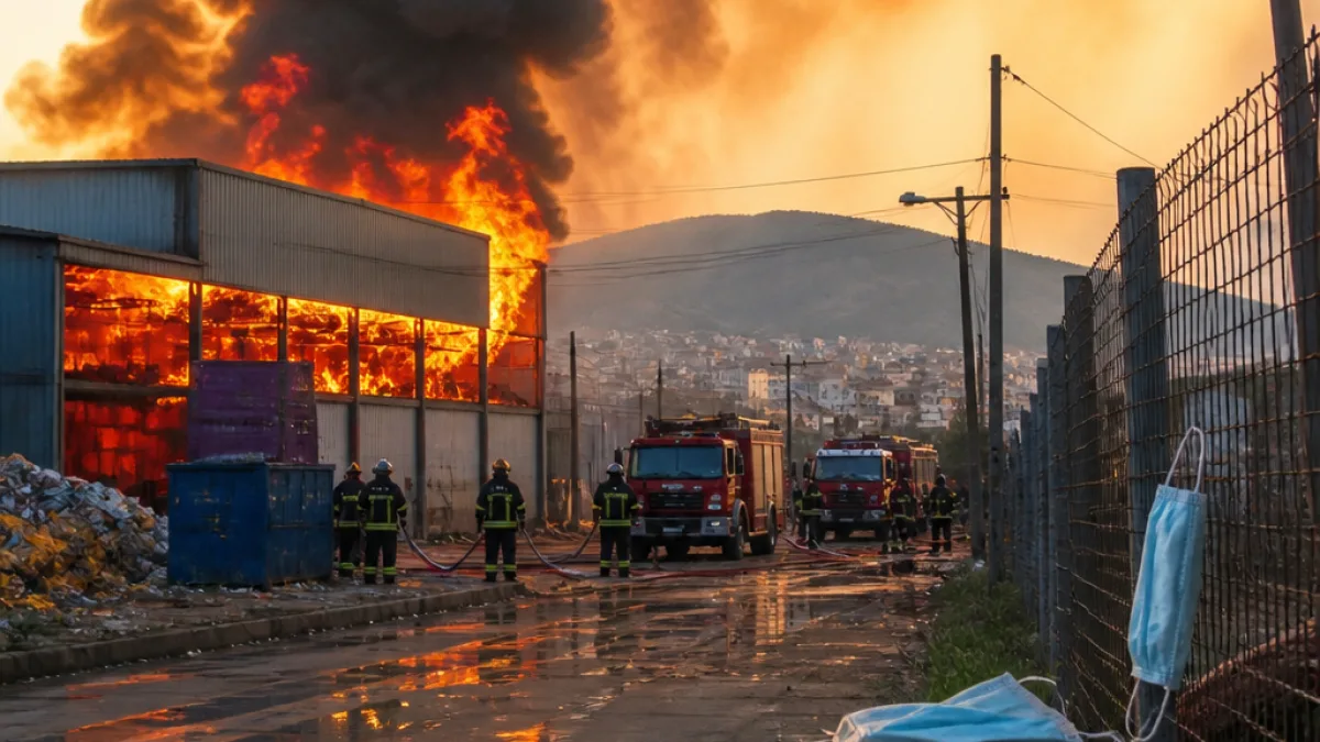 Το ξημέρωμα με το τοξικό νέφος στη Λάρισα: οδηγίες και πρώτες εκτιμήσεις για την ατμόσφαιρα