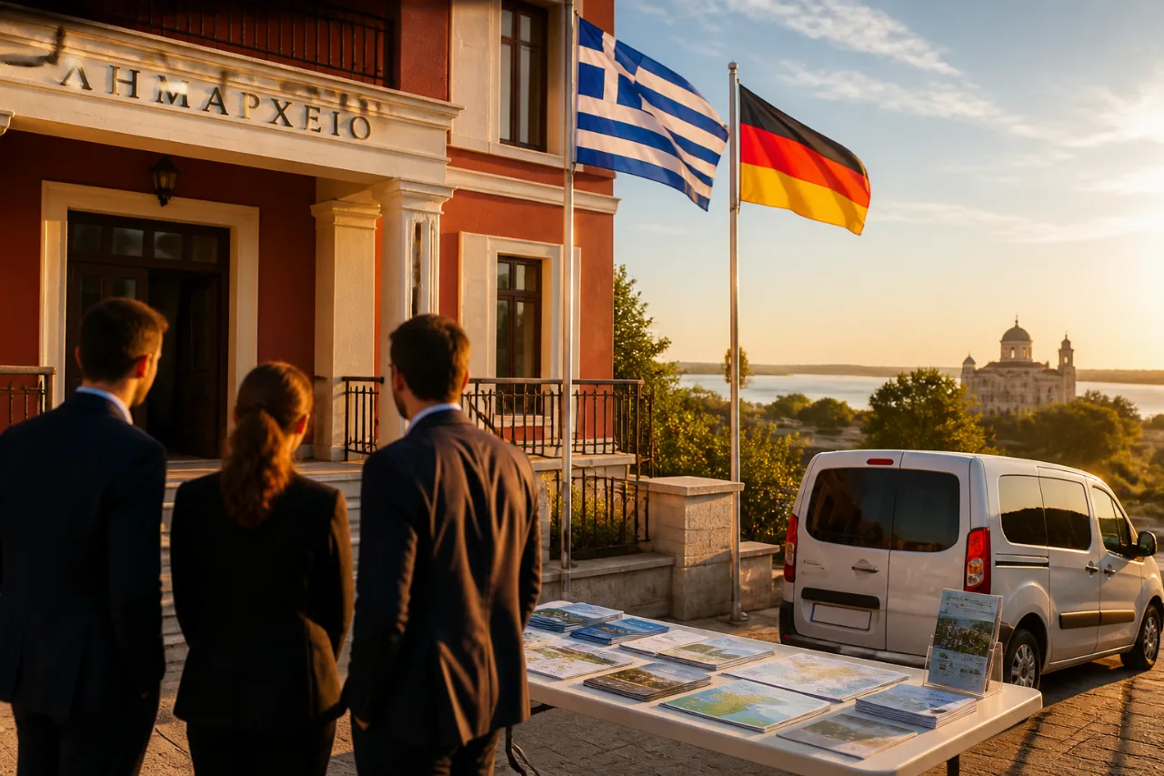 Τριμερής γερμανική αποστολή στην Αλεξανδρούπολη για την προετοιμασία αδελφοποίησης
