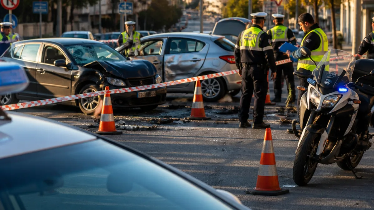 Τροχαίο στη Σταυρούπολη: 70χρονη οδηγός συνελήφθη έπειτα από σύγκρουση υπό την επήρεια αλκοόλ