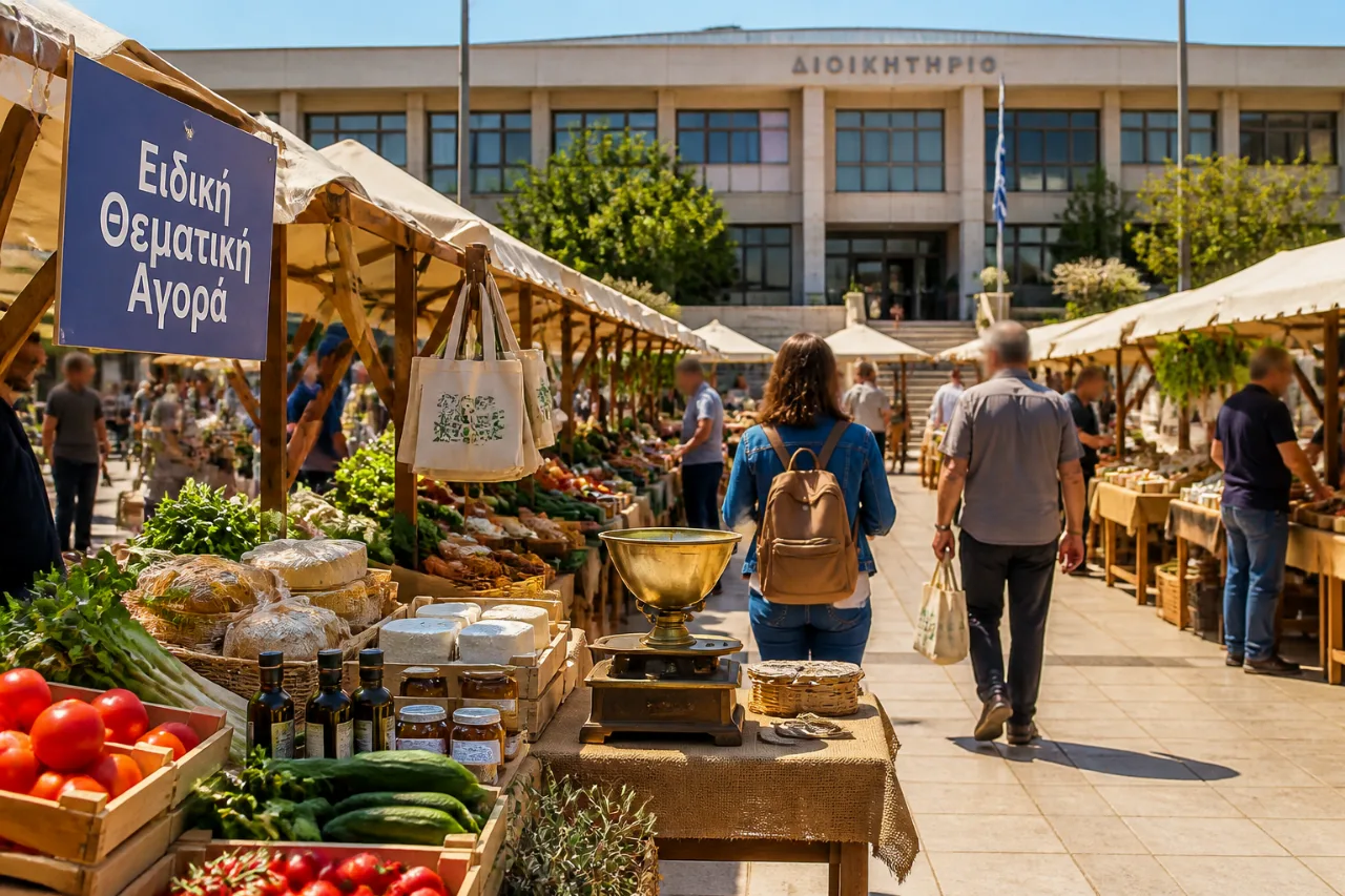 Ξεκινά ξανά η Ειδική Θεματική Αγορά παραγωγών στη Δράμα — 3+3 μήνες λειτουργίας