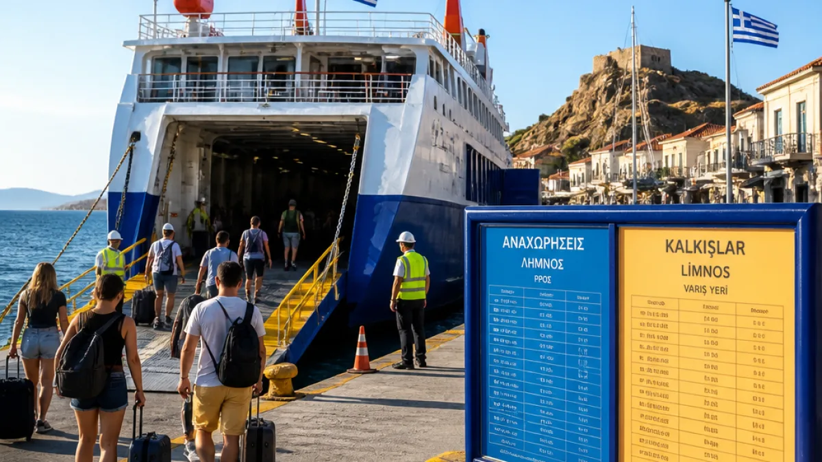 Ξεκινάει η τακτική σύνδεση Λήμνου—Çanakkale με το πλοίο «KALYMNOS»