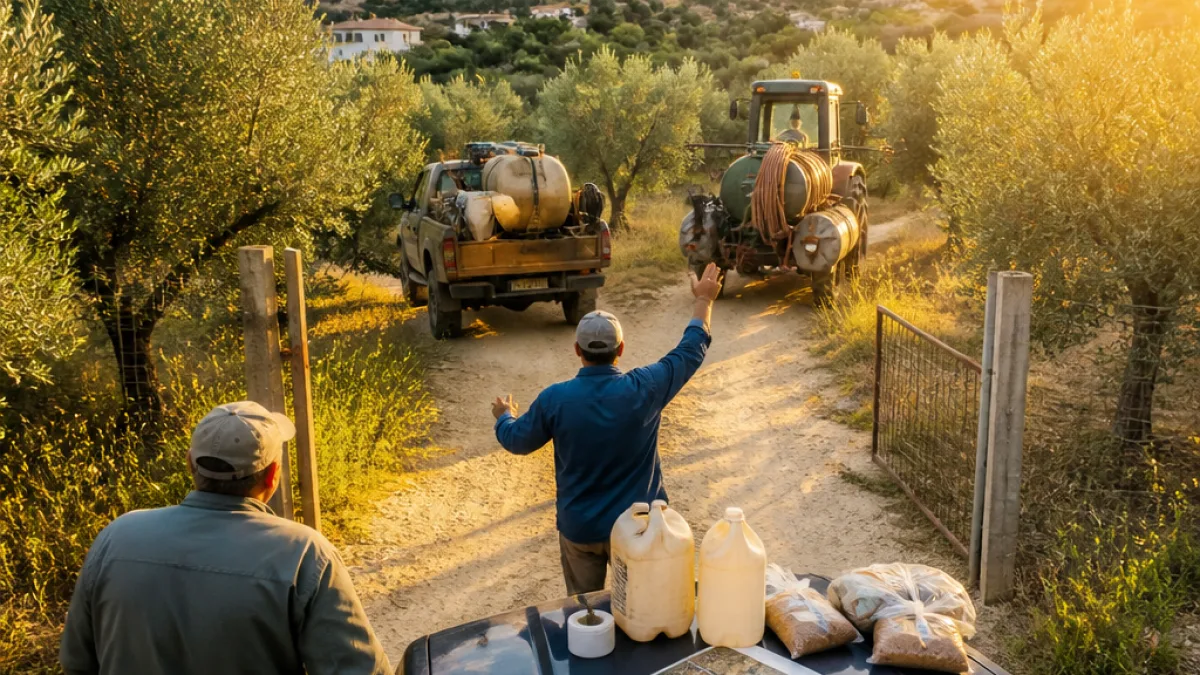 Ξεκίνησε ο 2ος γύρος δολωματικών ψεκασμών κατά του δάκου στον δήμο Αποκόρωνα