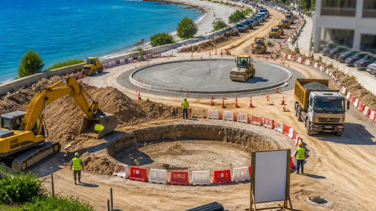 Ξεκινούν εργασίες αναβάθμισης στον παραλιακό δρόμο Νέας Ηρακλείτσας — δύο νέοι κόμβοι και μέτρα ασφάλειας