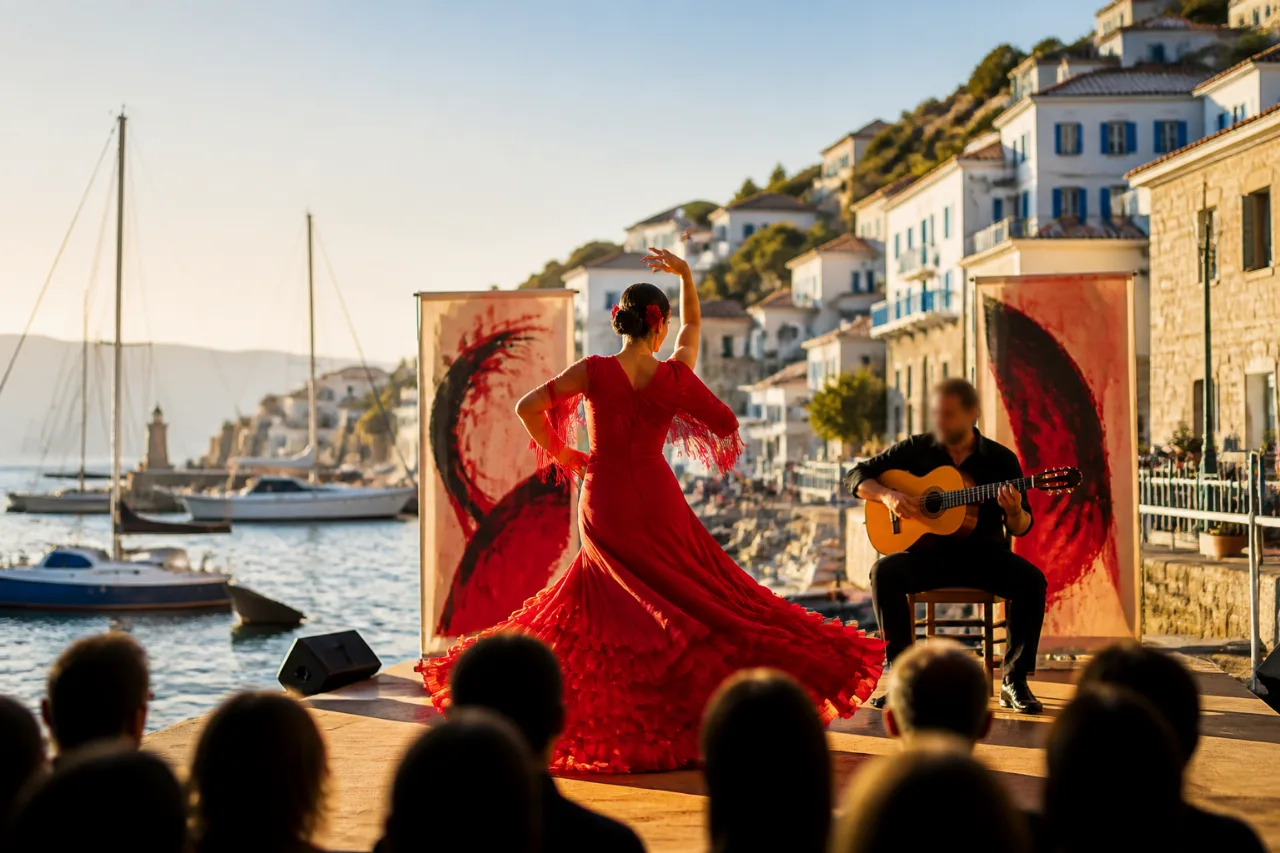Ύδρα στον ρυθμό του φλαμένκο: το Hola Flamenco Festival φέρνει παραστάσεις στο νησί