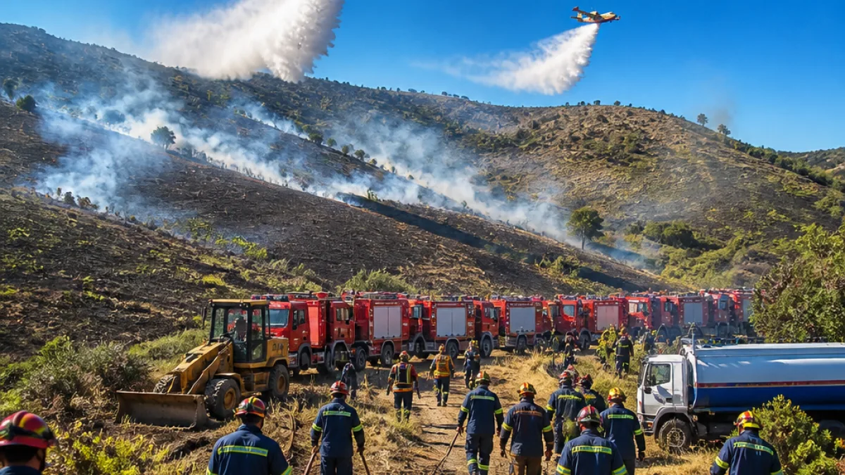Υπό έλεγχο η φωτιά στο Πολύκαστρο — δεν υπάρχει ενεργό μέτωπο