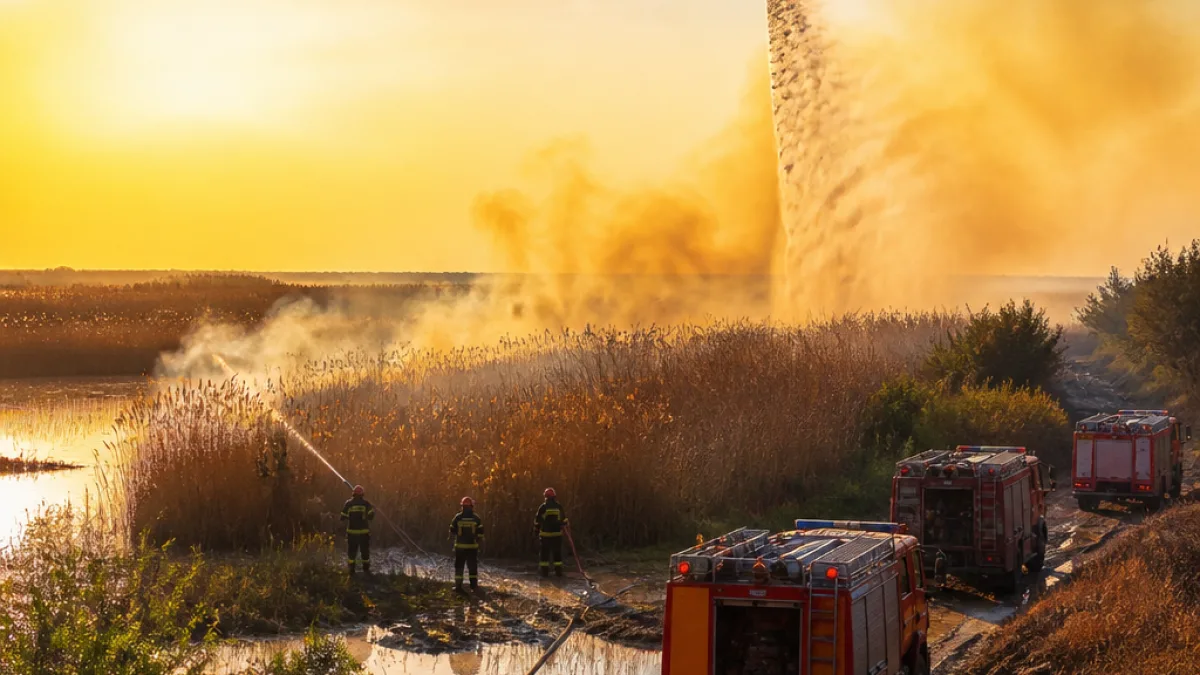 Υπό μερικό έλεγχο τέθηκε φωτιά σε βαλτώδη έκταση στο Ανατολικό του Δήμου Δέλτα